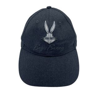 Looney Tunes Bugs Bunny Script Strapback Cap Hat Six Flags
